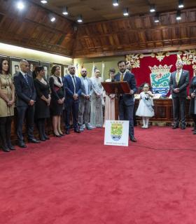 La delegación alemana del Carnaval llega al Puerto de la Cruz · foto 1