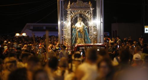 Regreso de la virgen de Candelaria a su basílica
