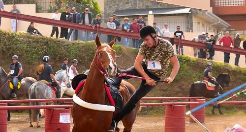 Carrera de sortija a caballo en Tacoronte 2019