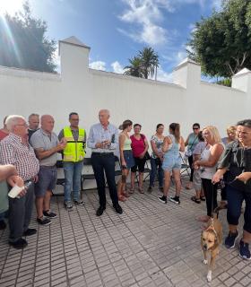 Santa Úrsula realoja a los vecinos y las vecinas afectados por el incendio · foto 2