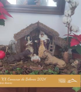 Miguel Ángel Rodríguez, ganador de la XX edición del Concurso de Belenes de Santiago del Teide · foto 2