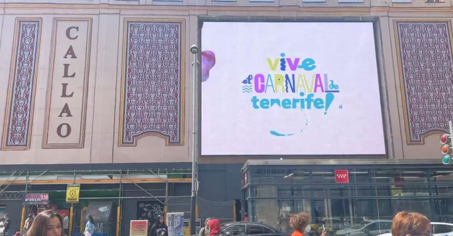 Turismo de Tenerife despliega el Carnaval de Santa Cruz en las calles de Madrid, Bilbao y Sevilla