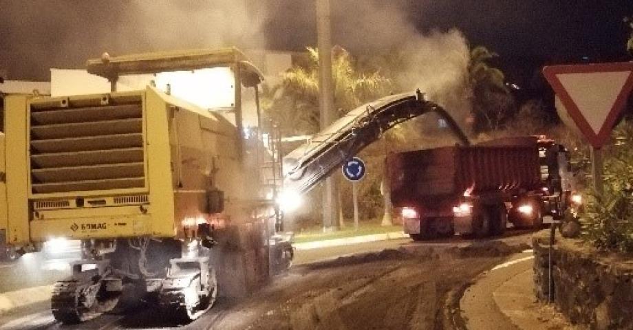 El Cabildo de Tenerife extiende la capa de rodadura en la TF-5 entre Los Realejos, San Juan de La Rambla, La Guancha e Icod de Los Vinos