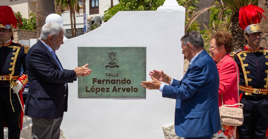 La calle Fernando López Arvelo ya forma parte de Costa Adeje
