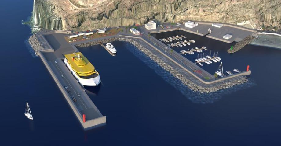 La Consejería de Obras Públicas, Transportes y Vivienda inicia el trámite de información pública para la remodelación y ampliación del Puerto de Playa Santiago