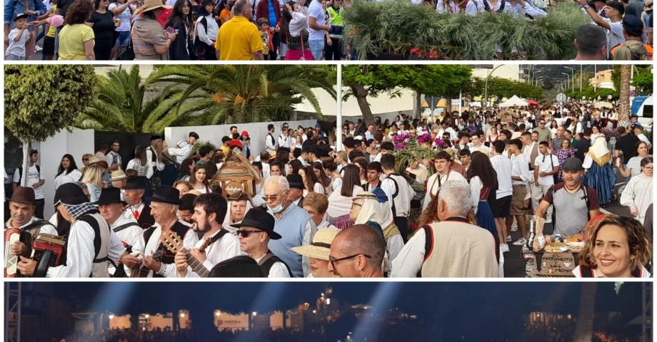 La romería de La Patrona de Los Llanos de Aridane se consolida como una de las citas más importantes de la isla