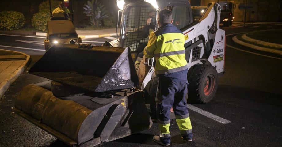 La rehabilitación de la TF-5 prosigue durante el mes de agosto, esta semana en varios enlaces