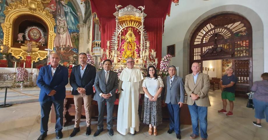 Candelaria: visita institucional del parlamentario andino Gustavo Pacheco