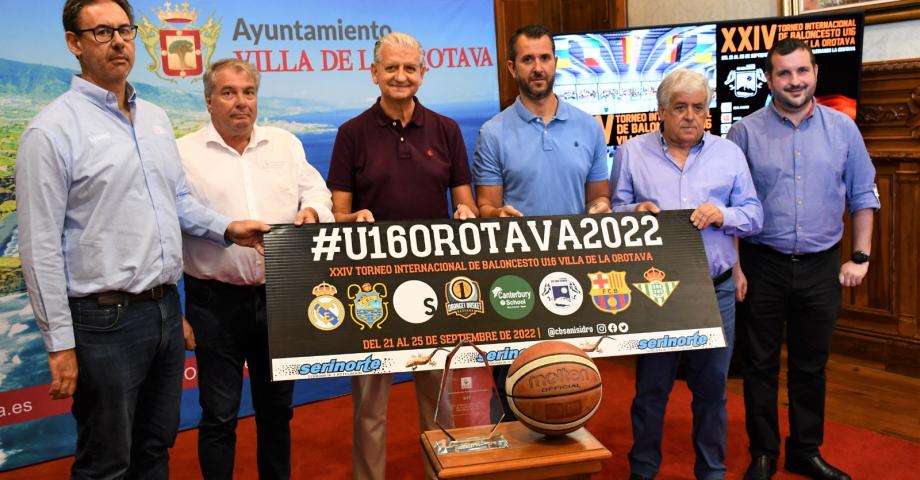 La Villa de La Orotava acoge el XXIV Torneo Internacional de Baloncesto U16