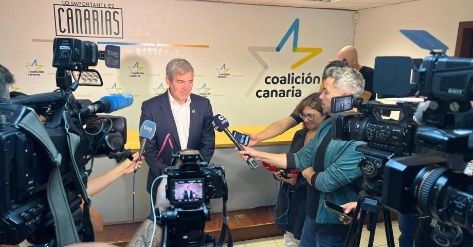 Clavijo presenta su candidatura con un proyecto que pone a las Islas por encima de intereses partidistas