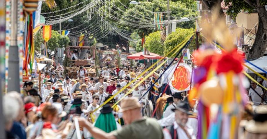 La romería vuelve a la Calle Grande adejera