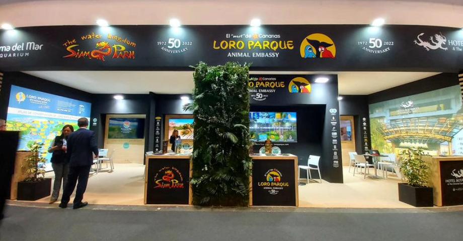 El grupo Loro Parque expone en Fitur sus nuevas atracciones para 2023