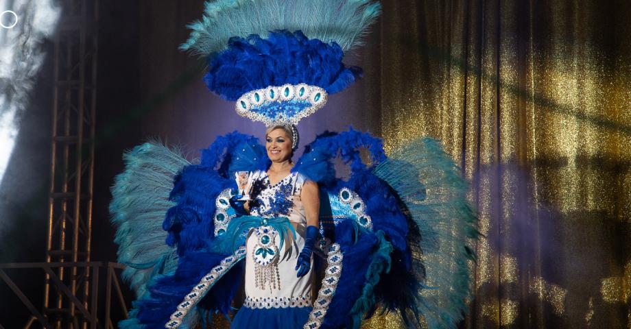 Cándida Rodríguez Padrón, Reina de los Mayores del Carnaval de San Sebastián de La Gomera 2023