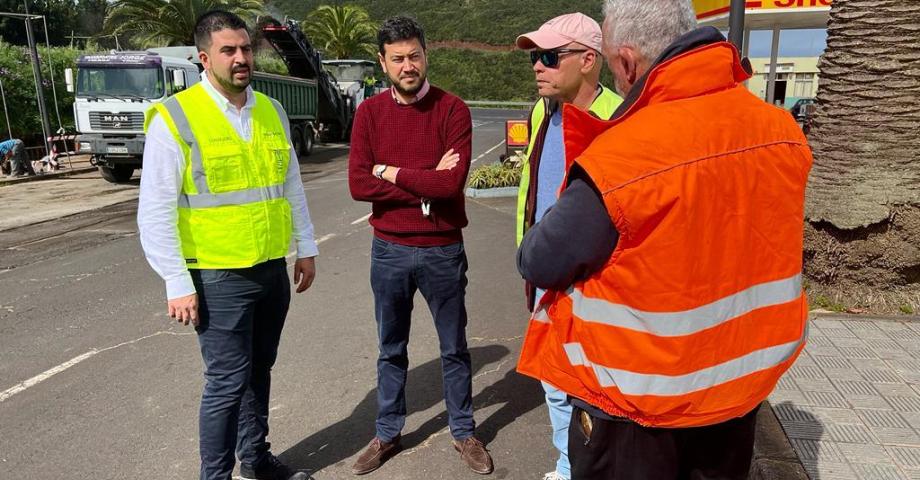 Comienzan las obras de repavimentación de la travesía urbana de Barlovento