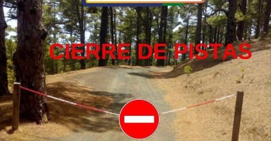CECOPIN procede al cierre de pistas forestales por altas temperaturas