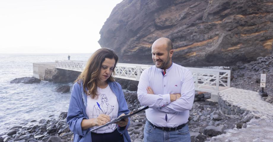 El Cabildo finaliza el embarcadero del barranco de Masca