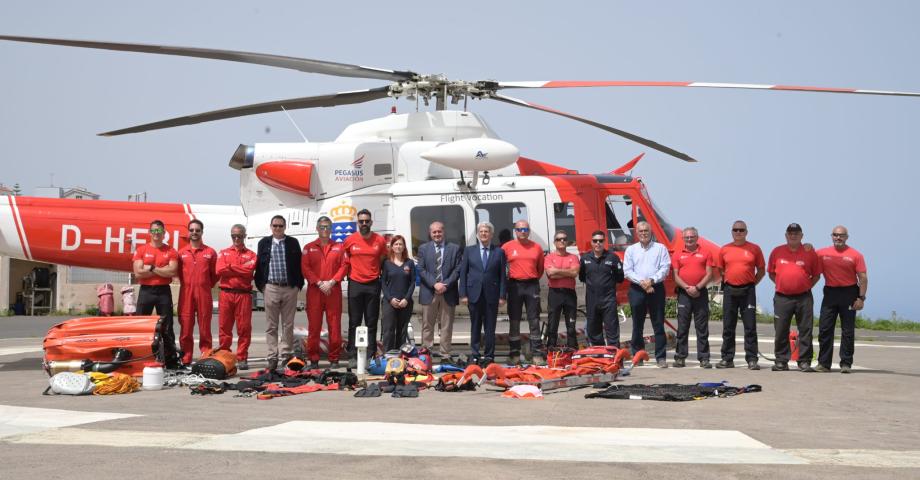 El Gobierno de Canarias incorpora seis nuevos helicópteros multifuncionales al Grupo de Emergencias y Salvamento