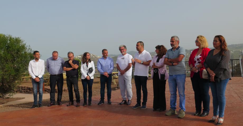 El Ayuntamiento de Guía inauguró el Mirador de La Atalayita, con vistas a toda la costa norte de Gran Canaria