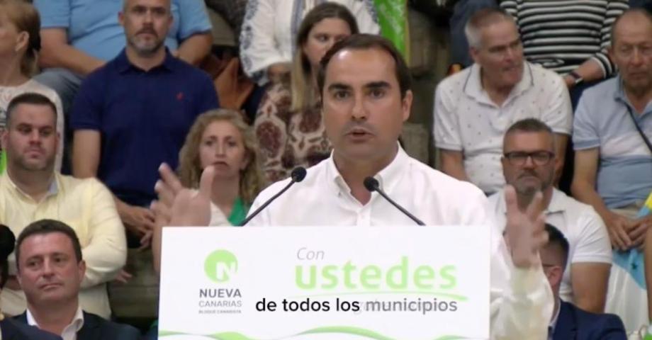 Daniel Díaz resalta que Nueva Canarias es "la alternativa razonable para que haya un cambio en Tenerife“