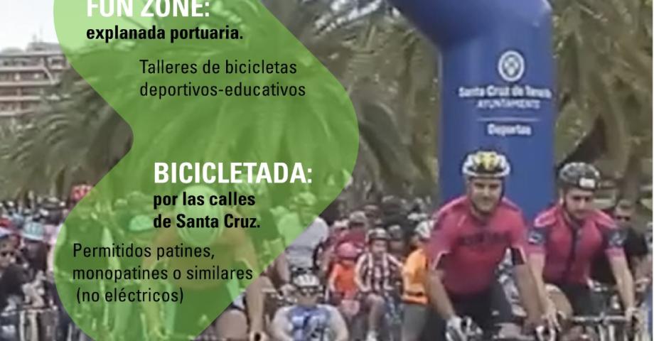 Santa Cruz acogerá este fin de semana la celebración de la Fiesta de la Bicicleta