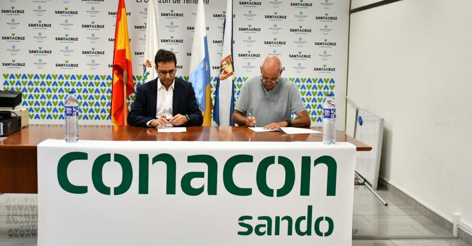 Santa Cruz Cuesta Piedra firma un contrato de patrocinio con la UTE Mantenimiento Vías Santa Cruz para la próxima temporada