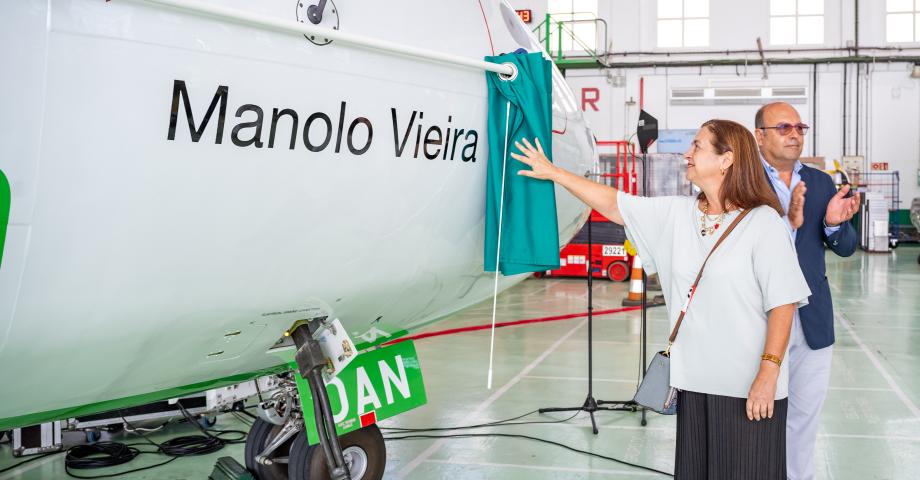 El "Binter" Manolo Vieira ya vuela por el cielo de Canarias