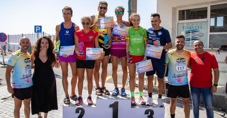 Jairo Paule y María José Casinos, ganadores de la VII Carrera Popular Los Abrigos