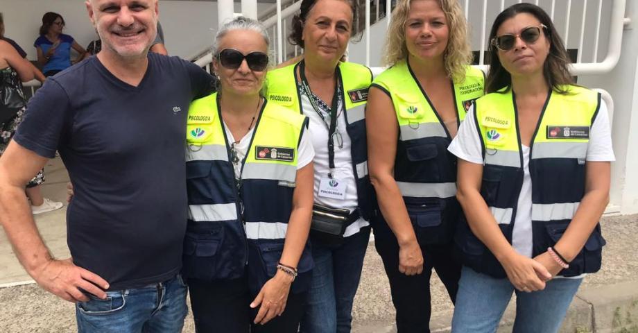 El Colegio Oficial de Psicología de Santa Cruz de Tenerife atiende a más de 300 afectados por el incendio de Tenerife