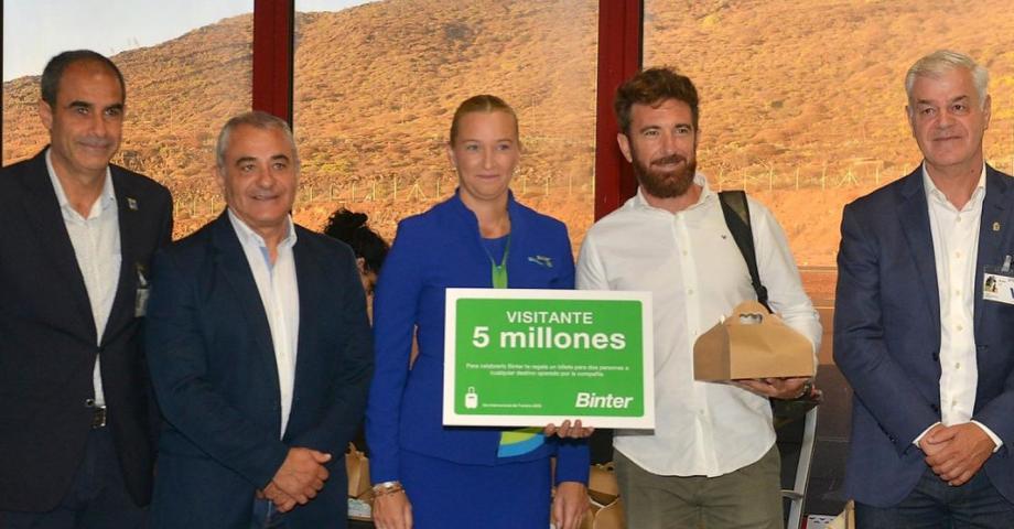 El Hierro recibe al visitante "5 millones“ en el Día Mundial del Turismo