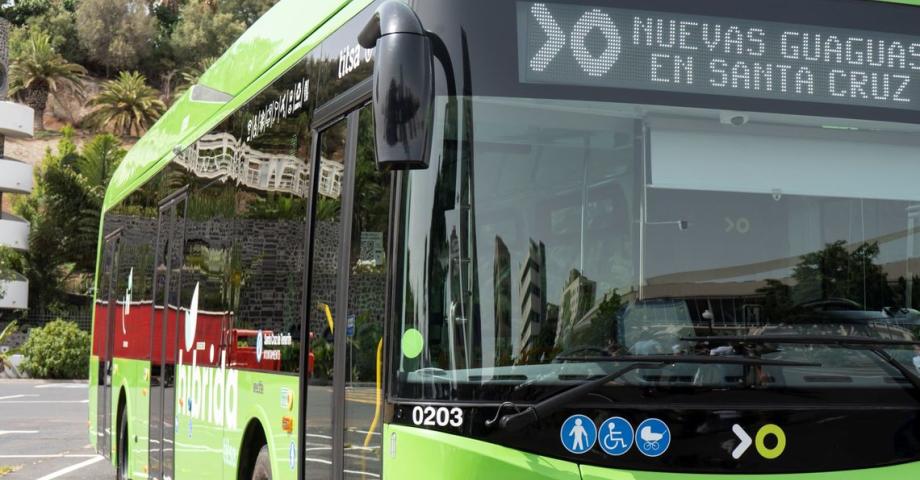 Santa Cruz aumenta en 3,6 millones los pasajeros de guaguas urbanas hasta octubre