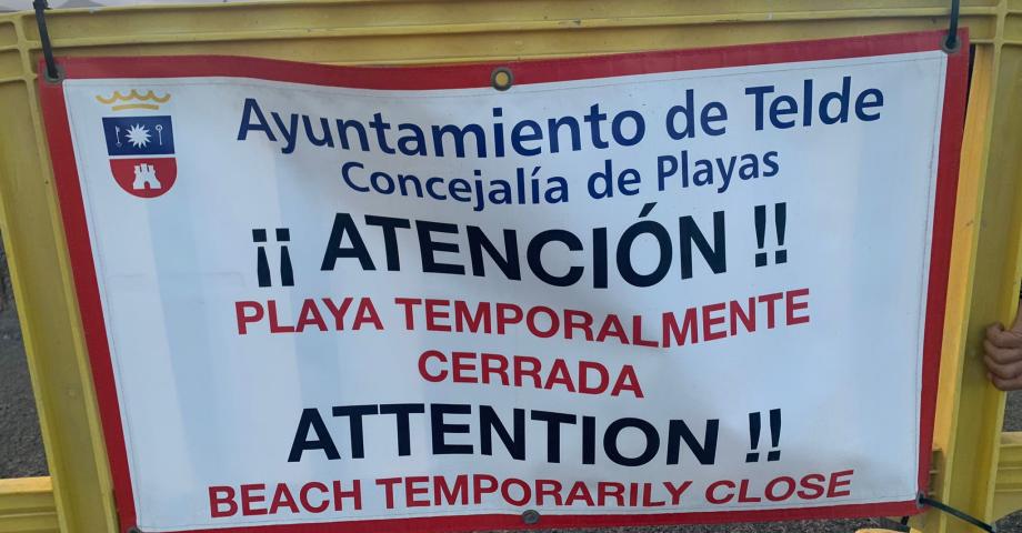 Telde cierra de forma preventiva la playa de La Restinga debido a un vertido de crudo