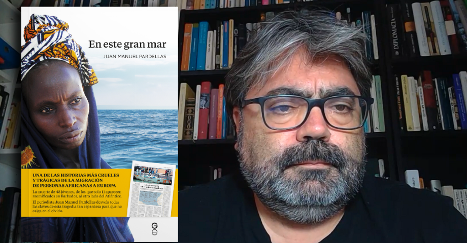 "En este gran mar" una historia cruel y trágica sobre migración. Juan Manuel Pardellas. Tagoror 45