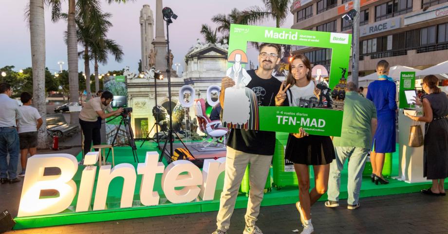 La nueva ruta a Madrid de Binter conquista Santa Cruz de Tenerife