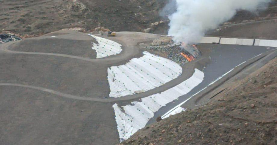 Declarado un conato de incendio en el complejo ambiental de El Revolcadero