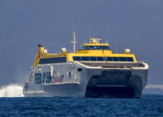 Fred. Olsen Express refuerza los días 1 y 2 de abril la ruta entre Lanzarote y Fuerteventura