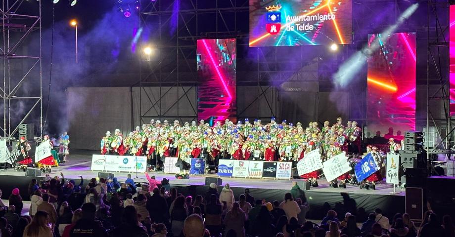 El espíritu murguero se hace con el Carnaval de Telde en el Auditorio José Vélez