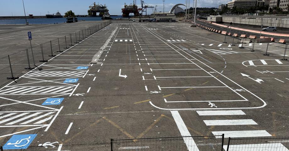 Santa Cruz reabre el párking gratuito ubicado en la explanada de Puertos de Tenerife