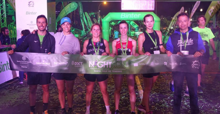 Fran Cabrera y Yurena Domínguez se proclaman ganadores de la Binter NightRun