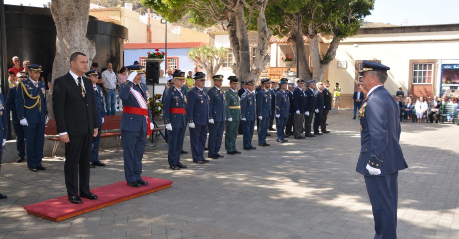 Guía acogió hoy la Jura de Bandera civil en la que participaron un total de 69 jurandos