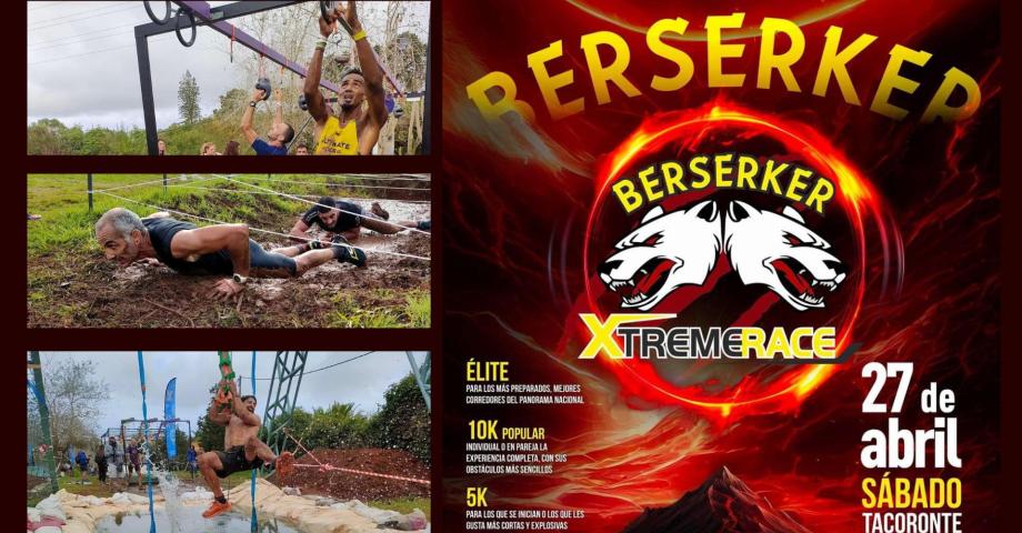 La VII Berserker Race Xtreme reunirá este sábado en Tacoronte a 520 corredores
