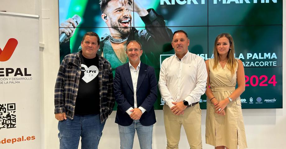 La estrella latina Ricky Martin cerrará su gira europea en La Palma con actuación exclusiva en el Isla Bonita Love Festival 2024
