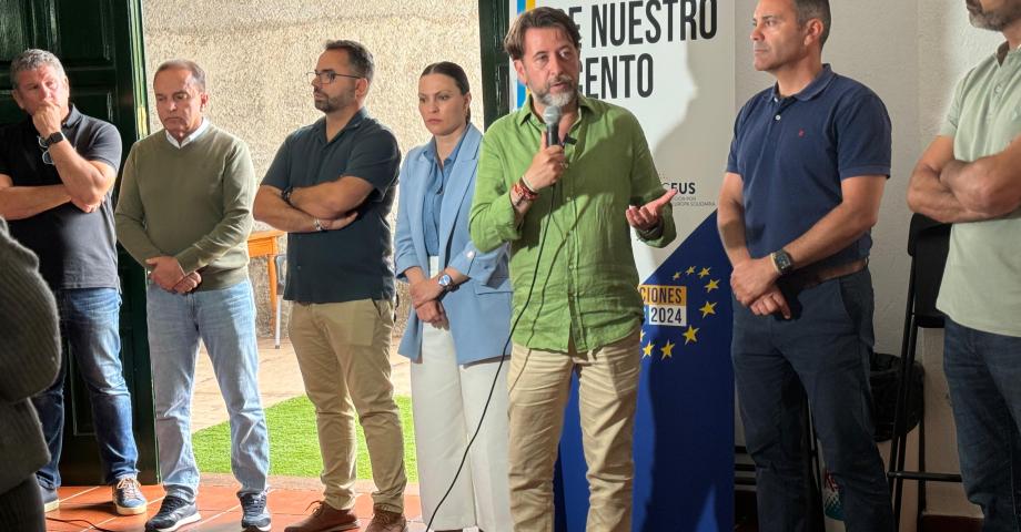 Carlos Alonso: "Lanzarote afronta importantes desafíos, algunos de ellos derivados del impacto del cambio climático, y los defenderé desde Europa“