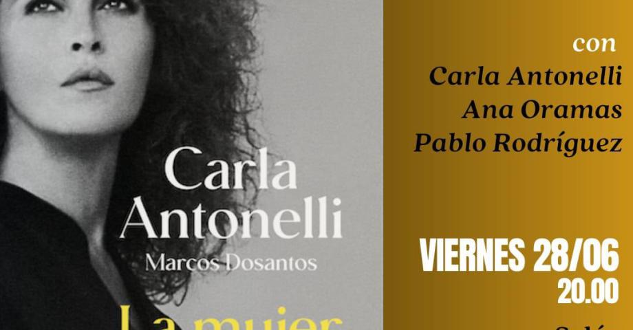 Carla Antonelli presentará sus memorias recogidas en "La Mujer volcán“ en la sala multidisciplinar de Merese