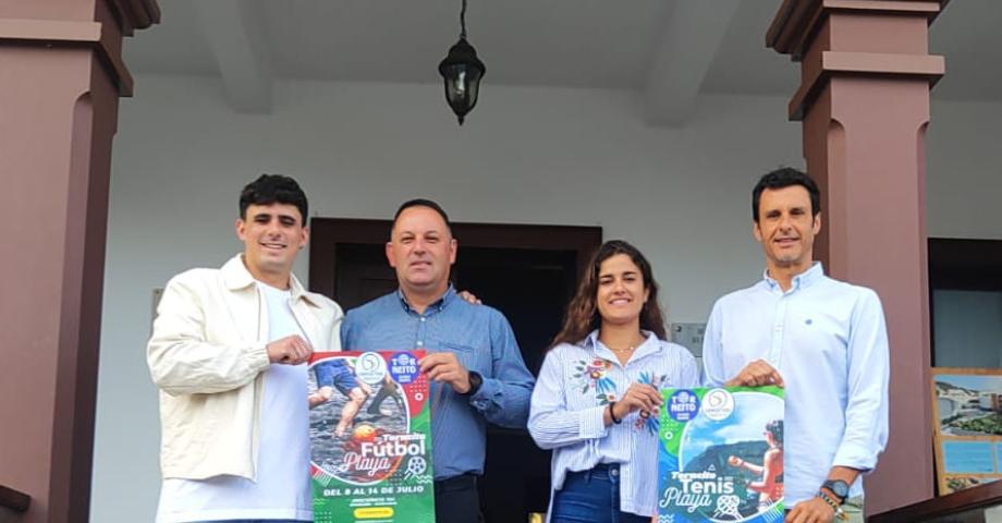 Arranca la nueva edición del Torneito de Fútbol Playa y el primer Torneito de Tenis Playa en el Puerto de Tazacorte