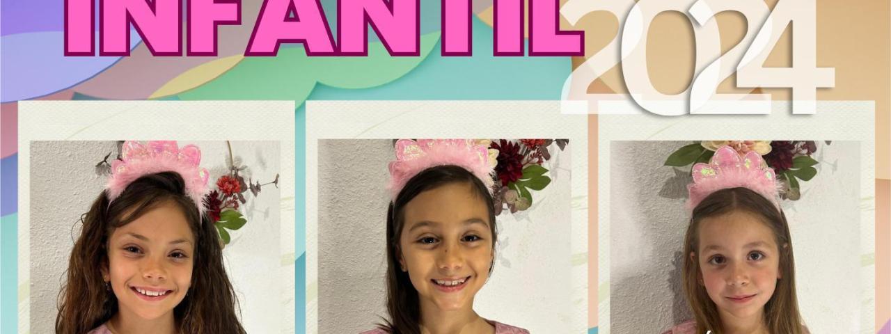 5 candidatas aspiran a convertirse en Reina Infantil de las Fiestas en Honor a Nuestra Señora del Carmen 2024