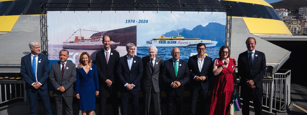 Curbelo: "La alianza entre Fred Olsen y La Gomera cambió a la isla para siempre“