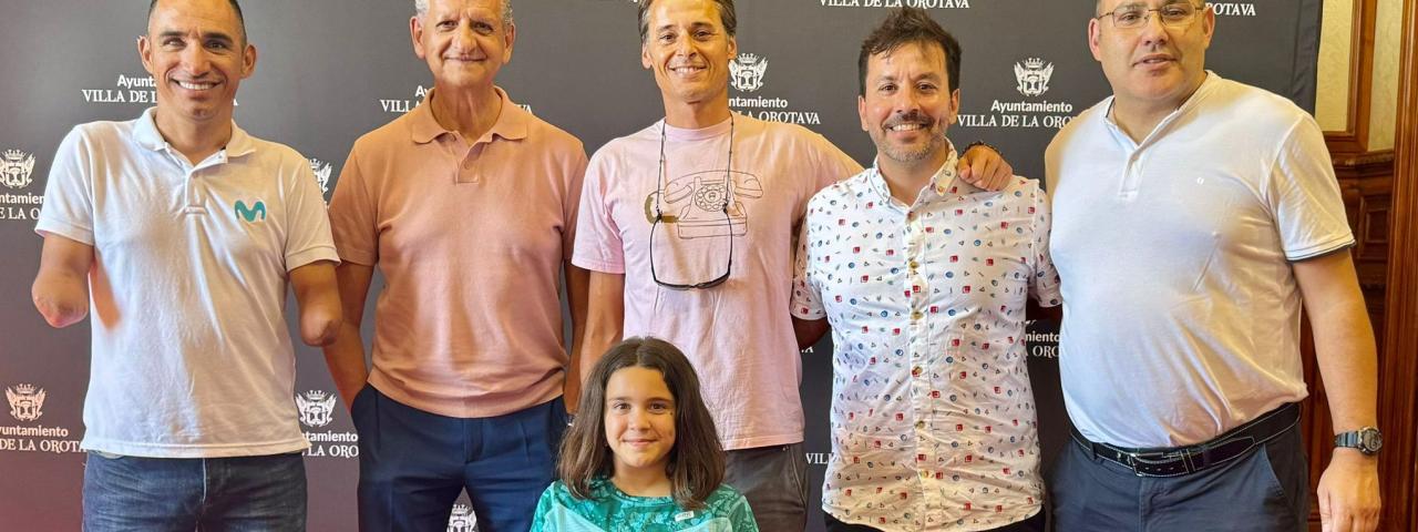 Recepción a atletas de la 8KM-Orotava Hospiten