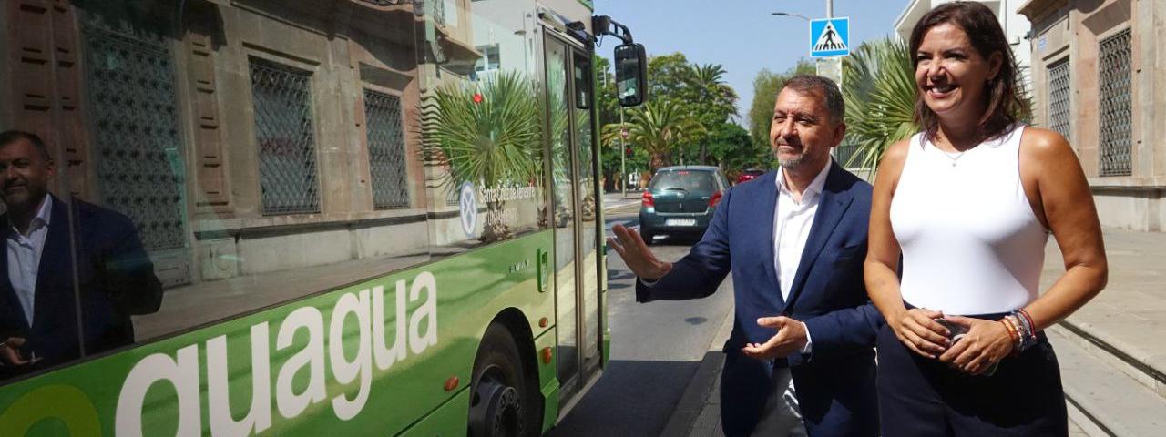 Santa Cruz comprueba el funcionamiento de las nuevas guaguas urbanas 100% eléctricas