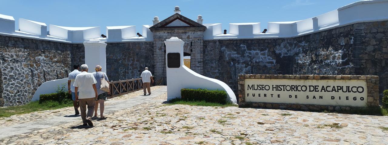 El espectacular fuerte de San Diego en Acapulco