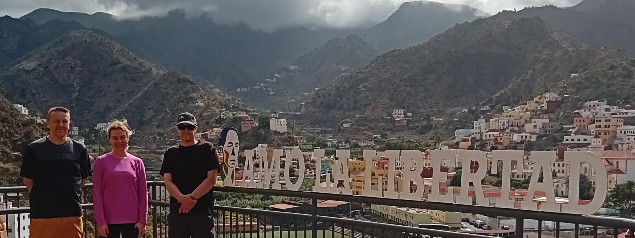 La Gomera recibe la visita profesional de periodistas y blogueros escandinavos